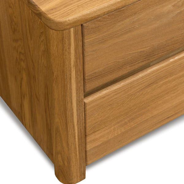 NordicStory TV stand Elsa 160 x 44 x 47 cm. Solid Wood Oak