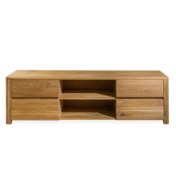 NordicStory TV stand Elsa 160 x 44 x 47 cm. Solid Wood Oak