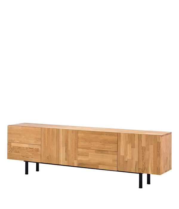 NordicStory TV stand in solid oak wood