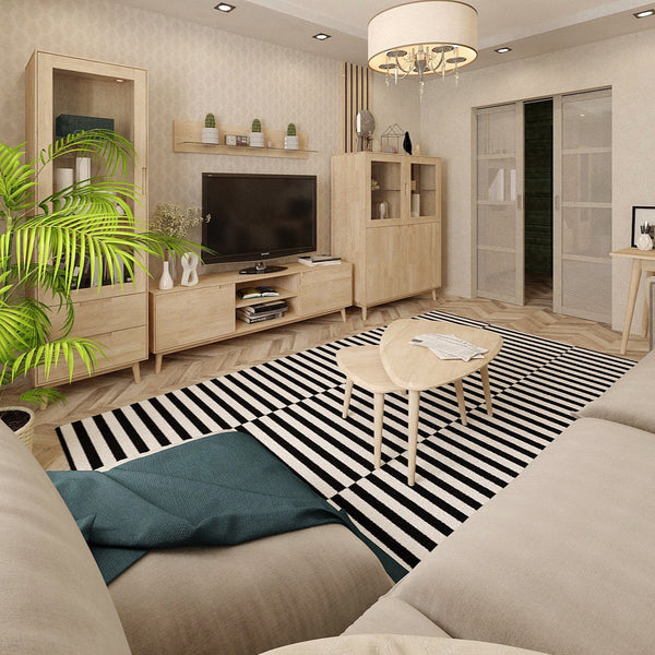 NordicStory Coffee table solid wood oak applicable 