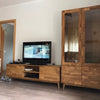 NordicStory TV stand in solid oak "Escandi" 180 x 39 x 54 cm.