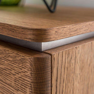 NordicStory Chest of drawers in solid oak wood 
