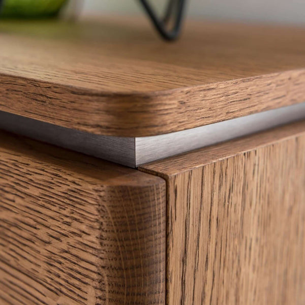 NordicStory Chest of drawers in solid oak wood 