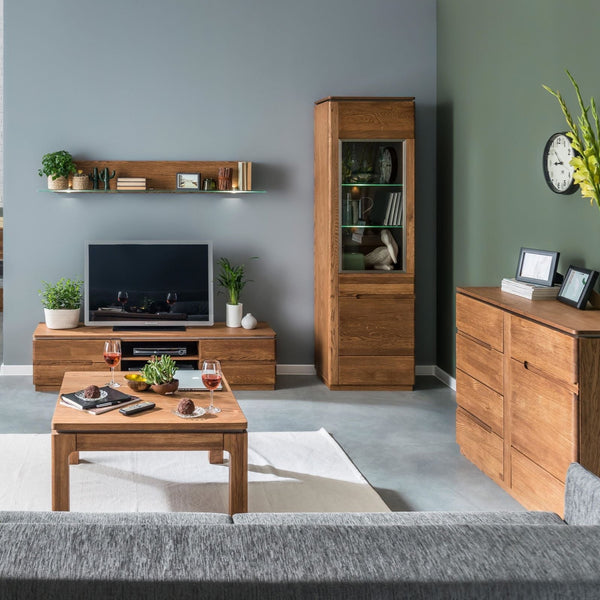 NordicStory Solid oak display case 