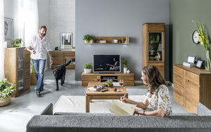 NordicStory Chest of drawers or TV stand in solid oak wood Scandinavian nordic rustic Nordic design 