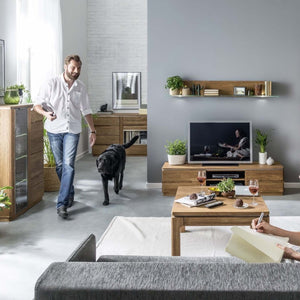 NordicStory Chest of drawers in solid oak wood 