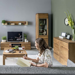 NordicStory Chest of drawers in solid oak wood 