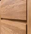 NordicStory Showcase with glass in solid oak wood