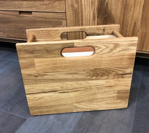 NordicStory Magazine rack in solid oak wood 