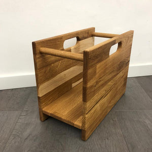 NordicStory Magazine rack in solid oak wood 