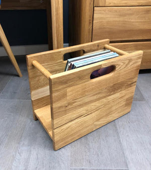 NordicStory Irwin solid oak magazine rack