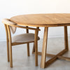 NordicStory Extending dining table in solid oak MOBY