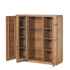 NordicStory Solid oak display case 