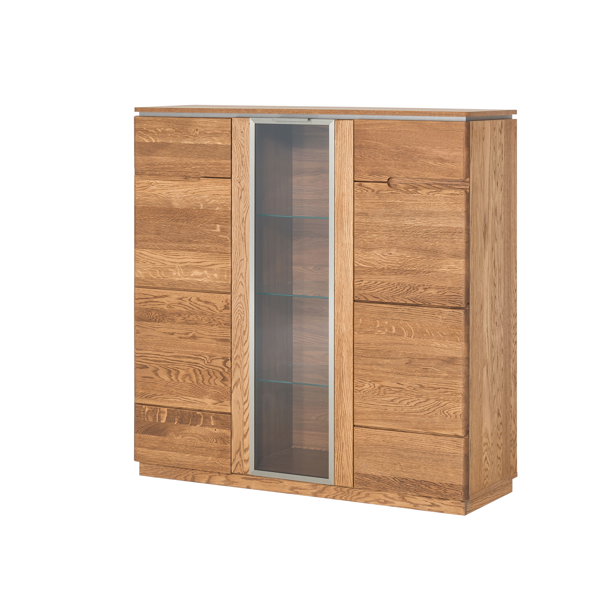 NordicStory Solid oak display case 