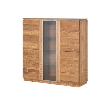 NordicStory Solid oak display case 