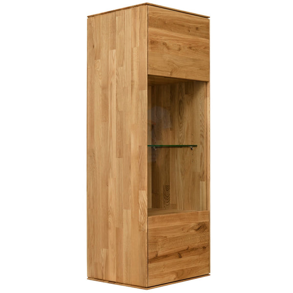 NordicStory Solid oak floating closet wall cabinet Nordic Scandinavian living room furniture