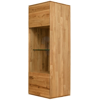 NordicStory Solid oak floating closet wall cabinet Nordic Scandinavian living room furniture