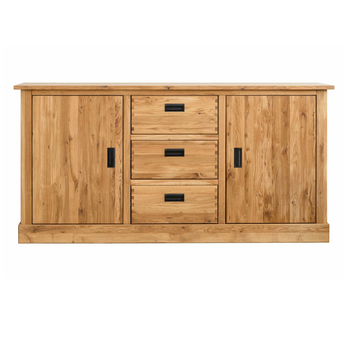 NordicStory solid oak chest of drawers living room furniture Provance rustic style