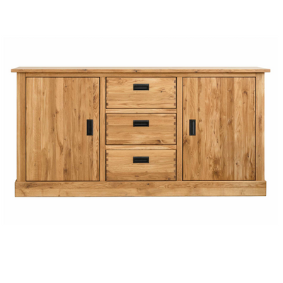 NordicStory solid oak chest of drawers living room furniture Provance rustic style