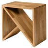 NordicStory solid wood oak side table