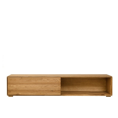 NordicStory solid wood TV cabinet oak Nordic design modern living room