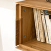 NordicStory Solid oak floating closet wall cabinet