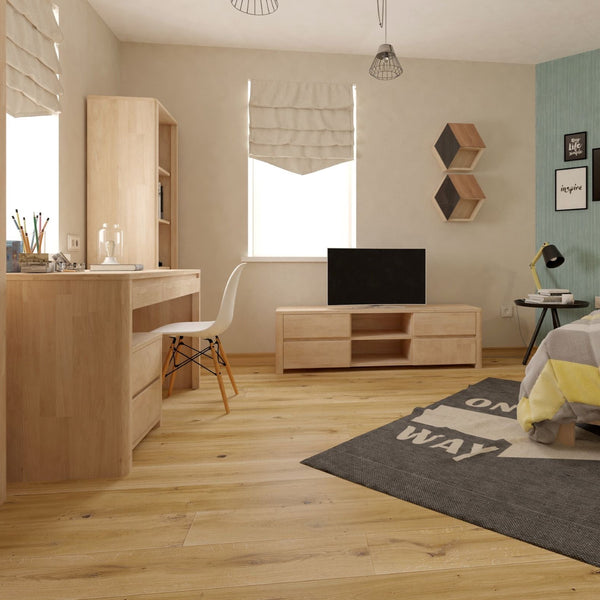 NordicStory Solid oak bedside table