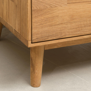 NordicStory Solid oak cabinet showcase cabinet