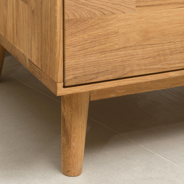 NordicStory Solid oak cabinet showcase cabinet